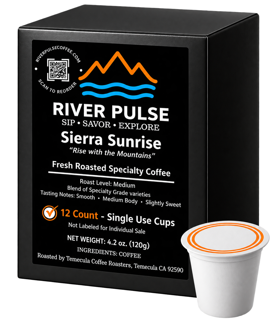 Sierra Sunrise-Breakfast Blend- 12 Single Serve Pods