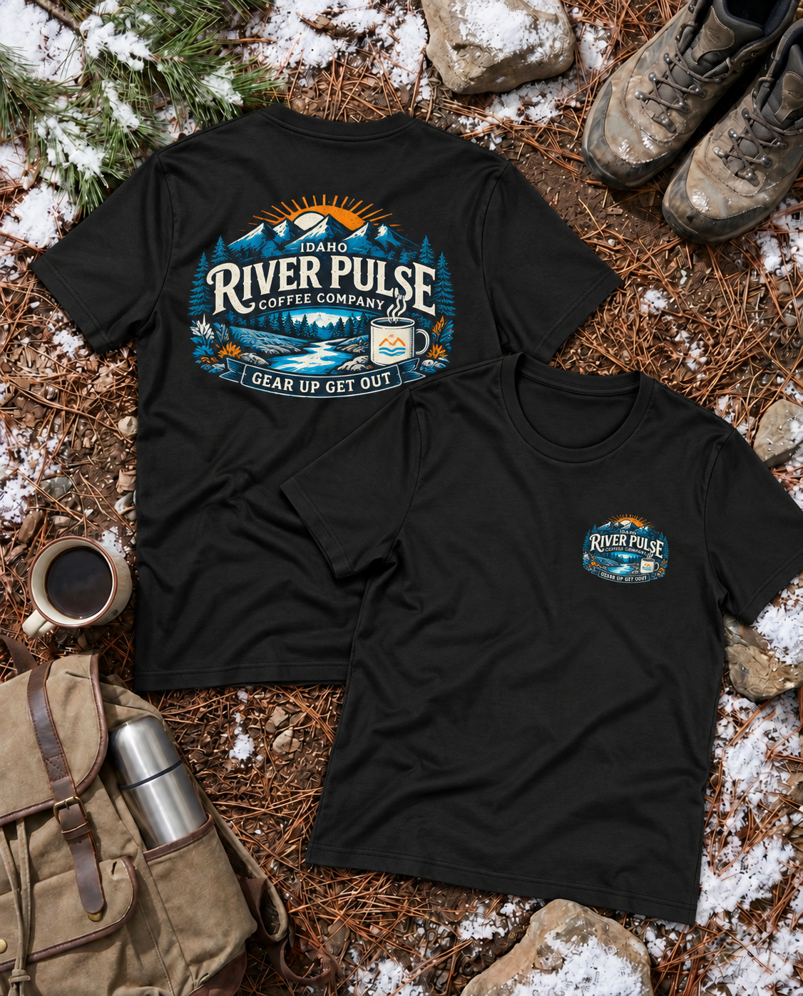 Women's Relaxed Winter Logo T-Shirt-Choose your Destination