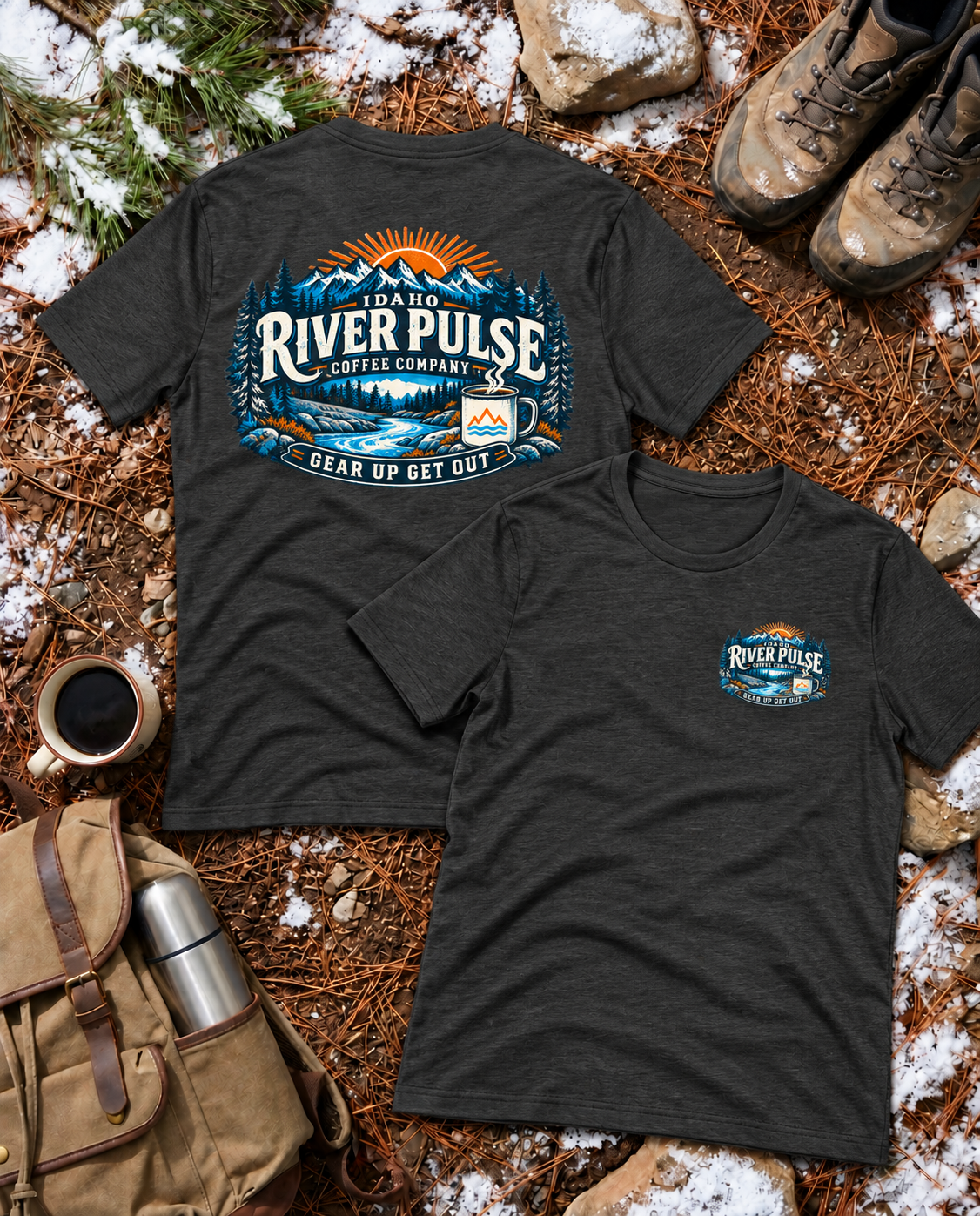 Women's Relaxed Winter Logo T-Shirt-Choose your Destination