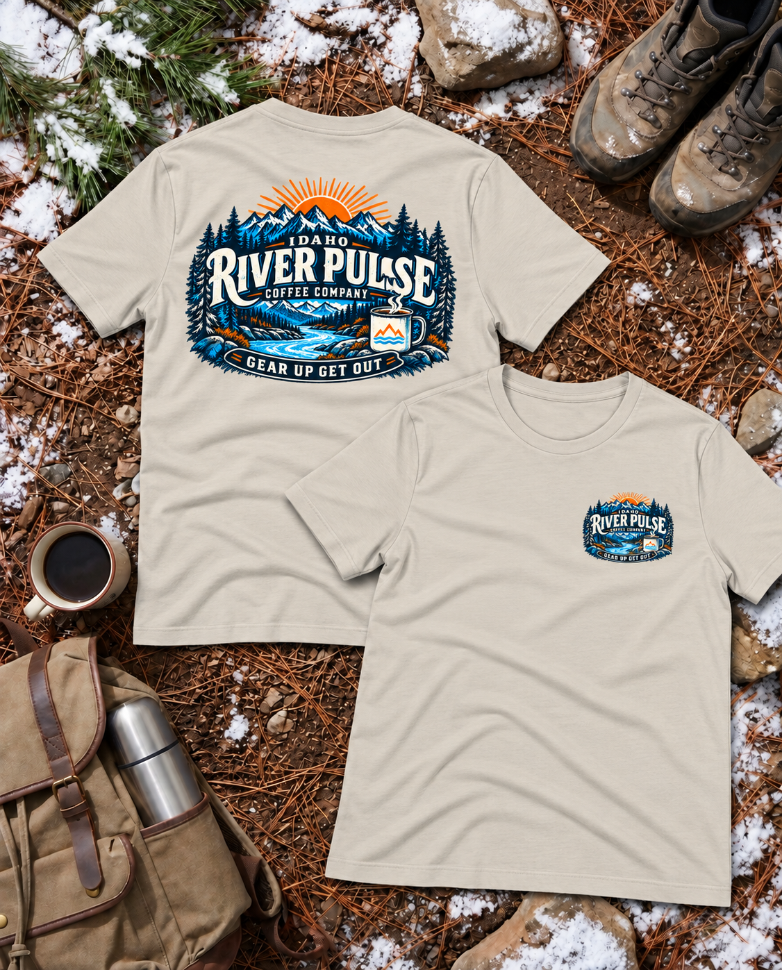 Women's Relaxed Winter Logo T-Shirt-Choose your Destination