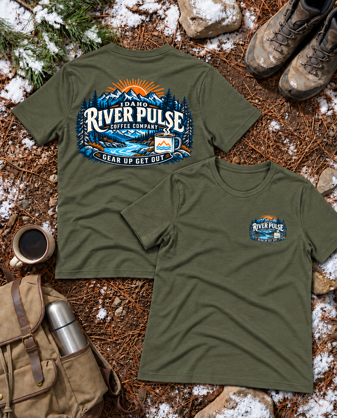 Women's Relaxed Winter Logo T-Shirt-Choose your Destination