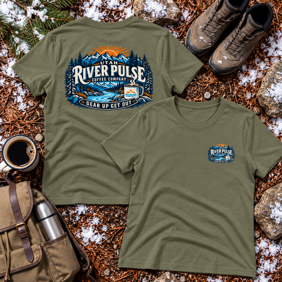 Women's Relaxed Winter Logo T-Shirt-Choose your Destination