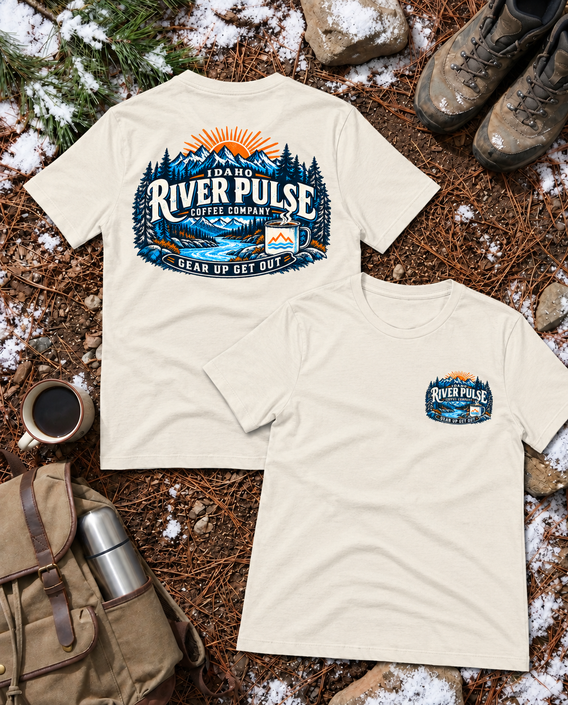 Women's Relaxed Winter Logo T-Shirt-Choose your Destination