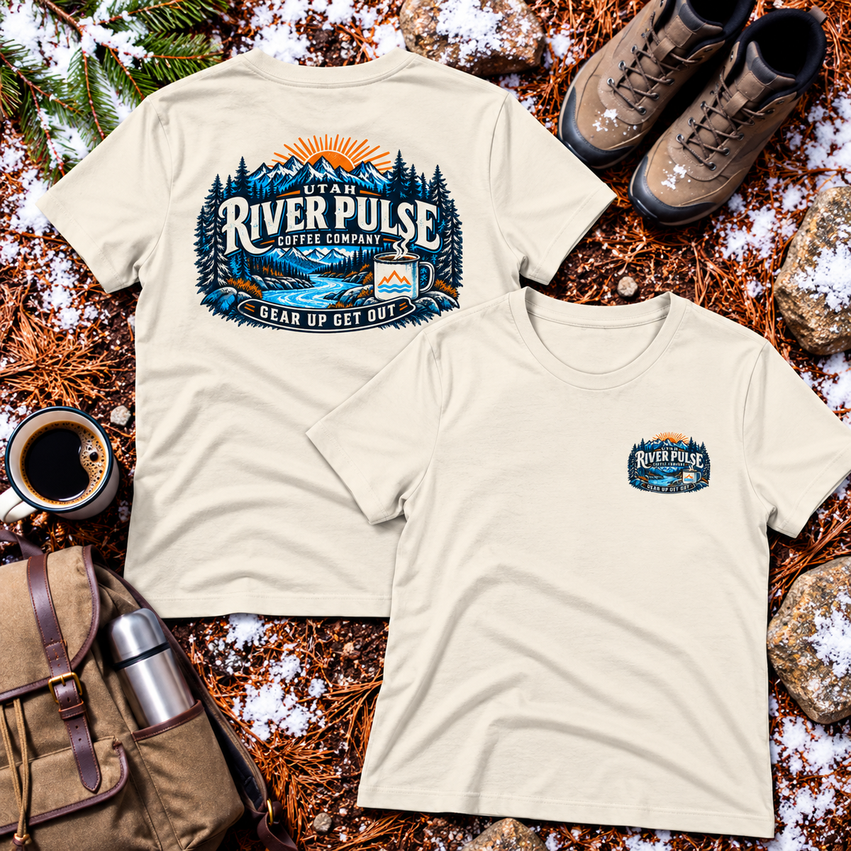Women's Relaxed Winter Logo T-Shirt-Choose your Destination