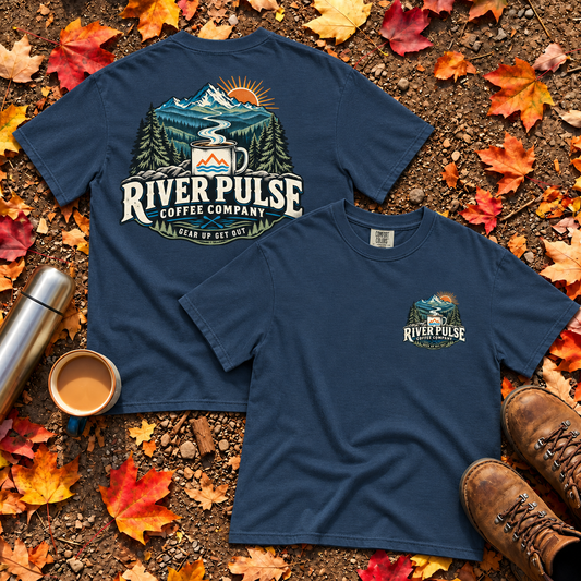 River Pulse Coffee Company Logo Shirt